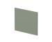 Square Shower Bath End Panel - Fern Green