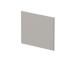 Square Shower Bath End Panel - Pebble Grey