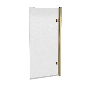 Nuie Square Hinged Bath Screen 1520 mm X 830 mm
