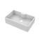Fireclay Butler Sink comes with Overflow and Tap Ledge 795 x 500 x 220mm