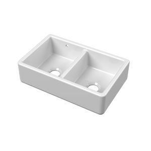Traditional Double Bowl Butler Sink 795 x 500 x 220mm