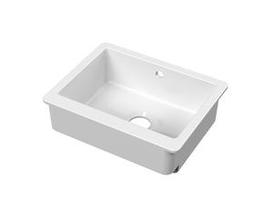Butler Over Mount Sink with Overflow 595 x 460 x 200