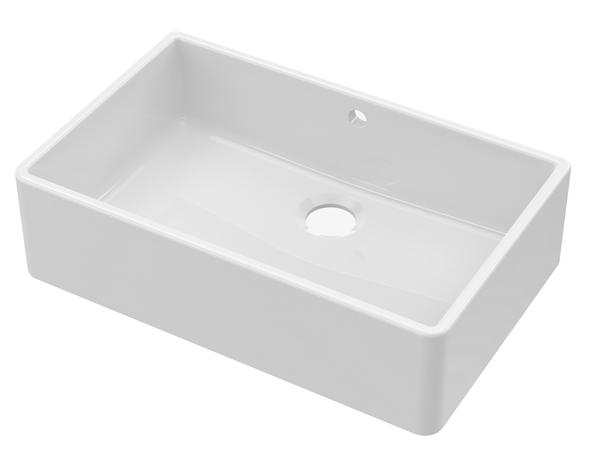 Fireclay Butler Sink comes with Overflow 795 x 500 x 220mm