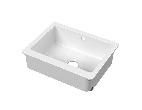 Butler Over Mount Sink with Overflow 595 x 460 x 200