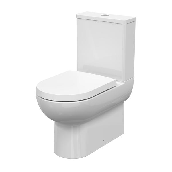 Nuie Flush to Wall Toilet Pan & Cistern