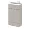Hudson Reed Fusion 500mm Pebble Grey Vanity Unit & Basin With Handles