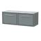 Lille 1200mm Wall Hung Single Drawer Vanity with Marble Worktop