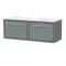 Lille 1200mm Wall Hung Single Drawer Vanity with Marble Worktop