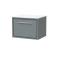 Lille 600mm Wall Hung Single Drawer Vanity with Marble Worktop