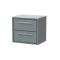 Lille 600mm Wall Hung 2-Drawer Vanity with Marble Worktop
