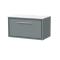 Lille 800mm Wall Hung Single Drawer Vanity with Marble Worktop