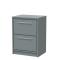 Lille 600mm Floor Standing 2-Drawer Vanity with Worktop