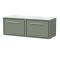 Lille 1200mm Wall Hung Single Drawer Vanity with Marble Worktop