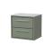 Lille 600mm Wall Hung 2-Drawer Vanity with Marble Worktop