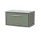 Lille 800mm Wall Hung Single Drawer Vanity with Marble Worktop