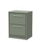Lille 600mm Floor Standing 2-Drawer Vanity with Worktop