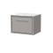 Lille 600mm Wall Hung Single Drawer Vanity with Marble Worktop