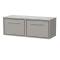 Lille 1200mm Wall Hung Single Drawer Vanity with Marble Worktop