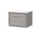 Lille 600mm Wall Hung Single Drawer Vanity with Marble Worktop