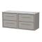 Lille 1200mm Wall Hung 4-Drawer Vanity with Marble Worktop