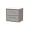 Lille 600mm Wall Hung 2-Drawer Vanity with Marble Worktop