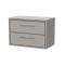 Lille 800mm Wall Hung 2-Drawer Vanity with Worktop