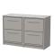 Lille 1200mm Floor Standing 4-Drawer Vanity with Marble Worktop