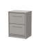 Lille 600mm Floor Standing 2-Drawer Vanity with Worktop
