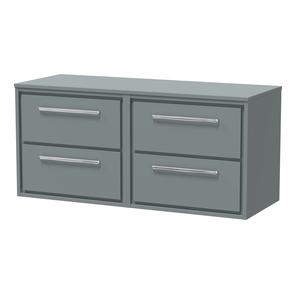 Lille 1200mm Wall Hung 4-Drawer Vanity with Worktop