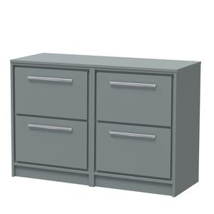 Lille 1200mm Floor Standing 4-Drawer Vanity with Worktop