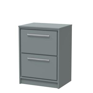 Lille 600mm Floor Standing 2-Drawer Vanity with Worktop