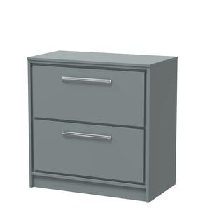Lille 800mm Floor Standing 2-Drawer Vanity with Worktop