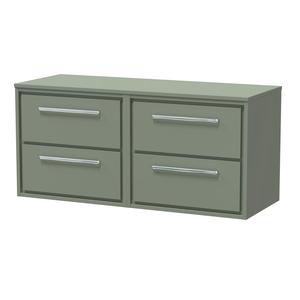 Lille 1200mm Wall Hung 4-Drawer Vanity with Worktop