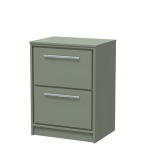 Lille 600mm Floor Standing 2-Drawer Vanity with Worktop