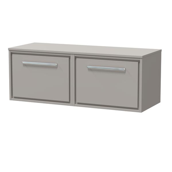 Lille 1200mm Wall Hung Single Drawer Vanity with Worktop