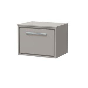 Lille 600mm Wall Hung Single Drawer Vanity with Worktop