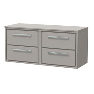 Lille 1200mm Wall Hung 4-Drawer Vanity with Worktop