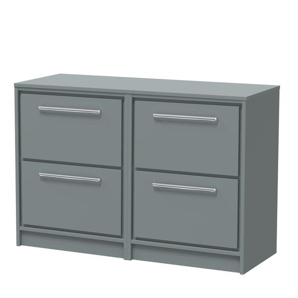 Lille 1200mm Floor Standing 4-Drawer Vanity with Worktop