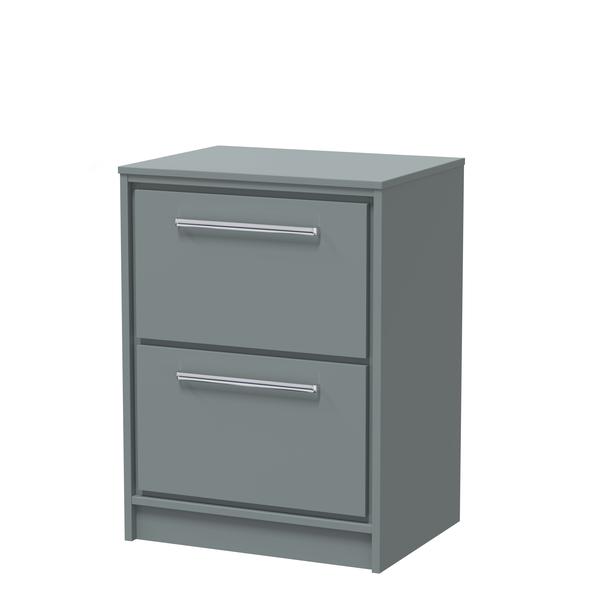 Lille 600mm Floor Standing 2-Drawer Vanity with Worktop