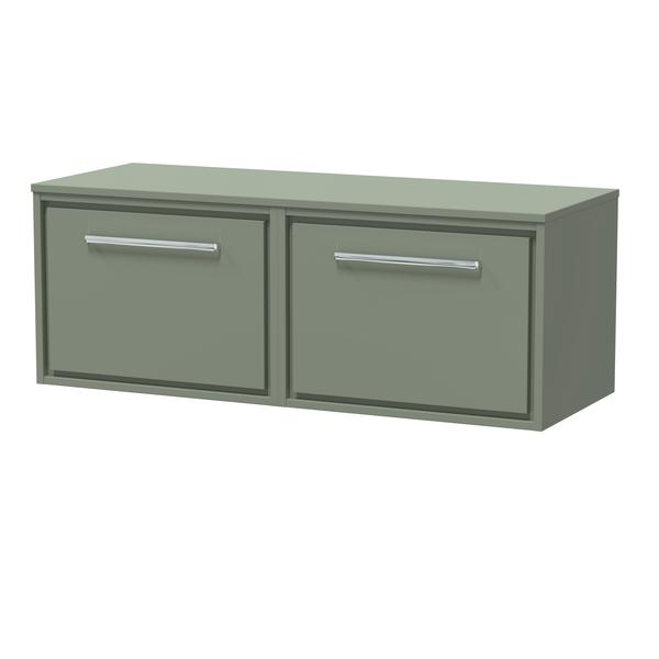 Lille 1200mm Wall Hung Single Drawer Vanity with Worktop