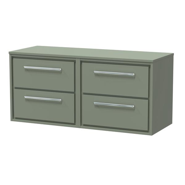 Lille 1200mm Wall Hung 4-Drawer Vanity with Worktop