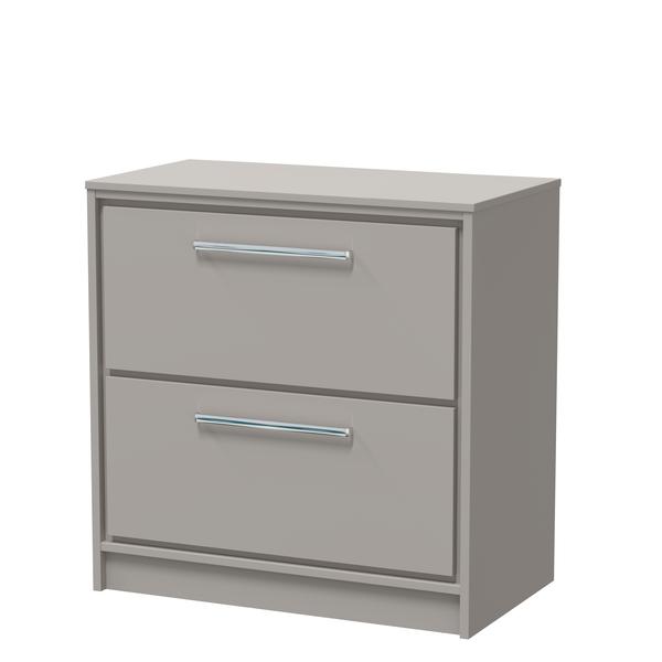 Lille 800mm Floor Standing 2-Drawer Vanity with Worktop