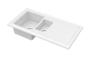 Fireclay Counter Top Sink 1.5 Bowl 1010 x 525mm