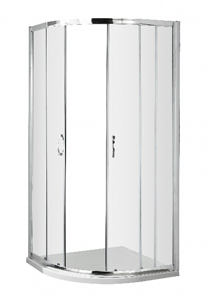 Ella - Chrome 1850 x 700mm Quadrant Shower Enclosure