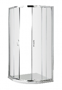 Ella - Chrome 1850 x 700mm Quadrant Shower Enclosure