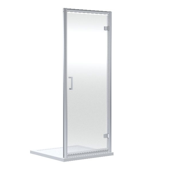 Rene - Chrome 1900 x 760mm Hinged Shower Door