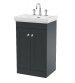 500mm Floor Standing 2-Door Vanity & Basin 3TH #1