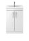 Athena Floor Standing 2 Door Vanity With Thin-Edge 1 Tap Hole Basin 600mm