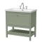 Hudson Reed Bexley 800mm Floor Standing 1 Drawer Vanity Unit with 3 Tap Hole Basin