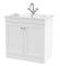 Classique Floor Standing 2 Door Vanity Basin Unit & 1 Tap Hole Stone Basin, 800mm